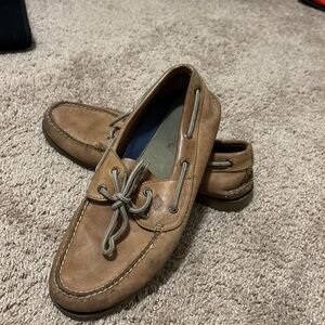 Men's Sperry Tan Boat Shoes 10.5